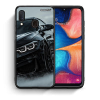 Thumbnail for Θήκη Samsung Galaxy A30 Black BMW από τη Smartfits με σχέδιο στο πίσω μέρος και μαύρο περίβλημα | Samsung Galaxy A30 Black BMW case with colorful back and black bezels