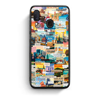 Thumbnail for Samsung Galaxy A30 Live To Travel θήκη από τη Smartfits με σχέδιο στο πίσω μέρος και μαύρο περίβλημα | Smartphone case with colorful back and black bezels by Smartfits