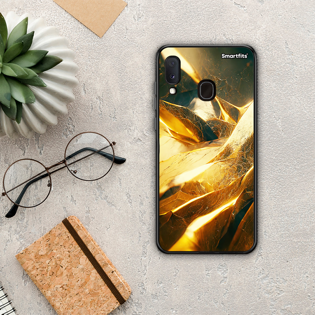 Real Gold - Samsung Galaxy A30 θήκη