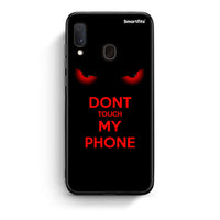 Thumbnail for Samsung A20e Touch My Phone Θήκη από τη Smartfits με σχέδιο στο πίσω μέρος και μαύρο περίβλημα | Smartphone case with colorful back and black bezels by Smartfits