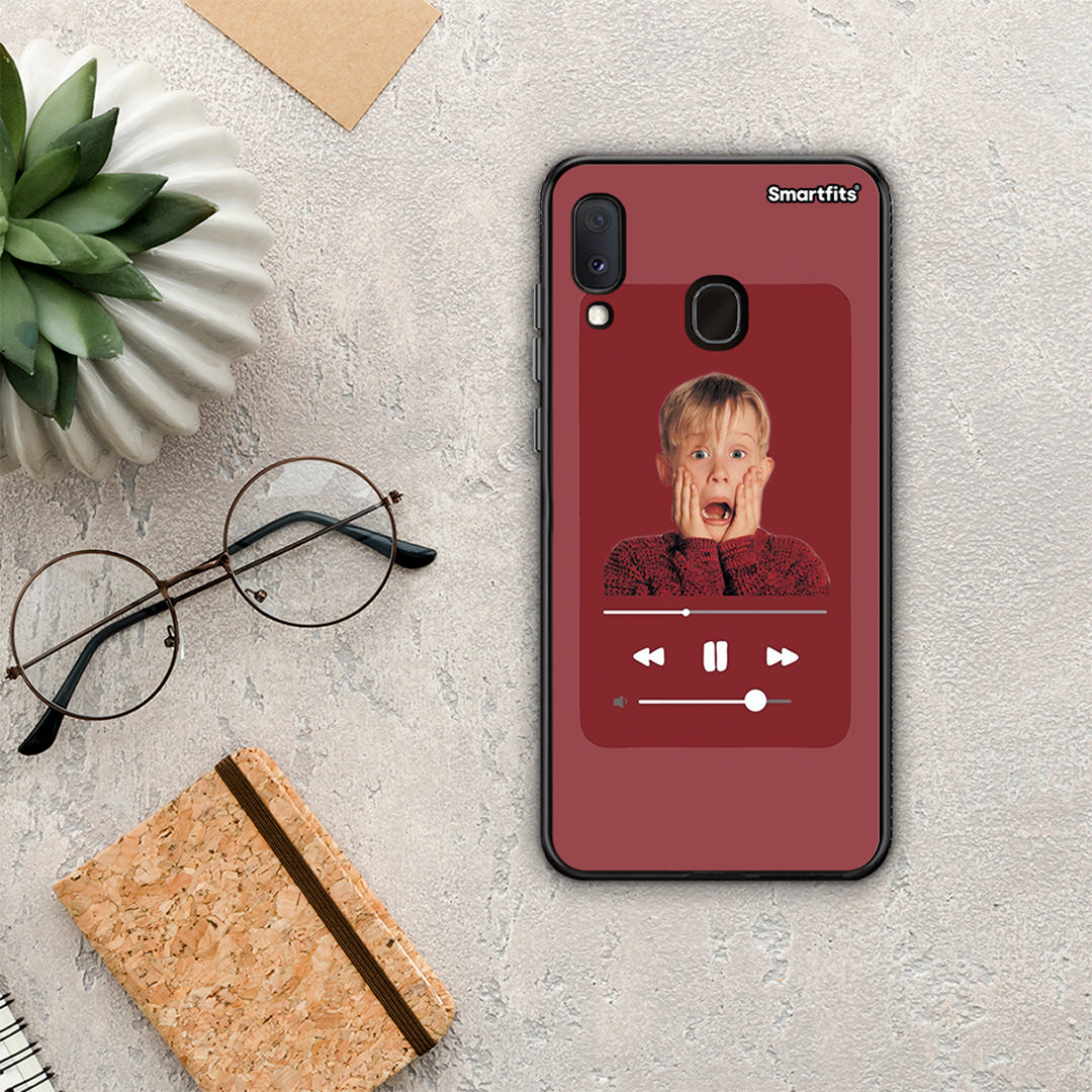 Xmas Alone Music - Samsung Galaxy A30 θήκη