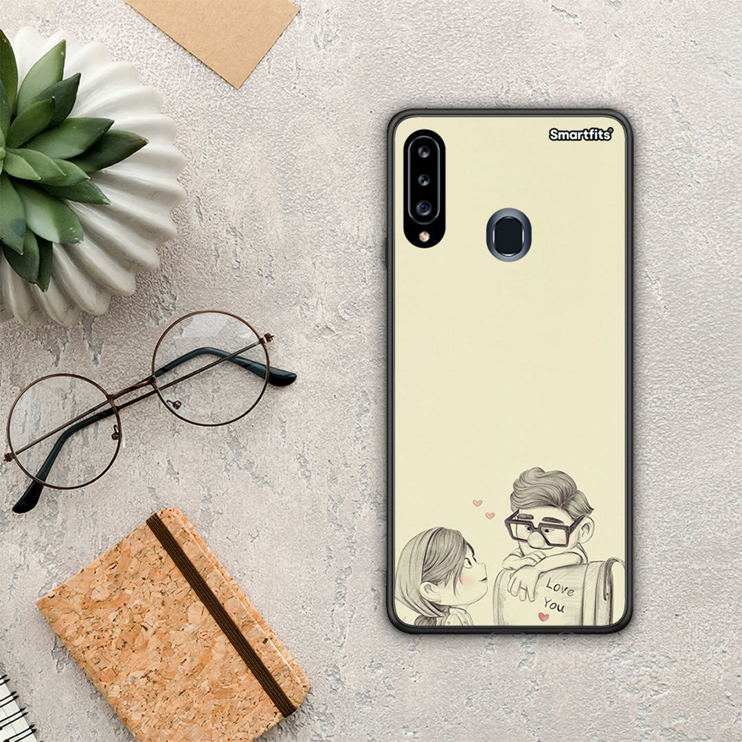 Carl And Ellie - Samsung Galaxy A20s θήκη