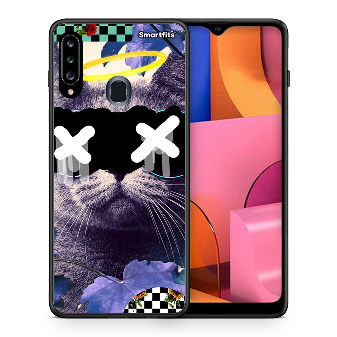 Cat Collage - Samsung Galaxy A20s θήκη