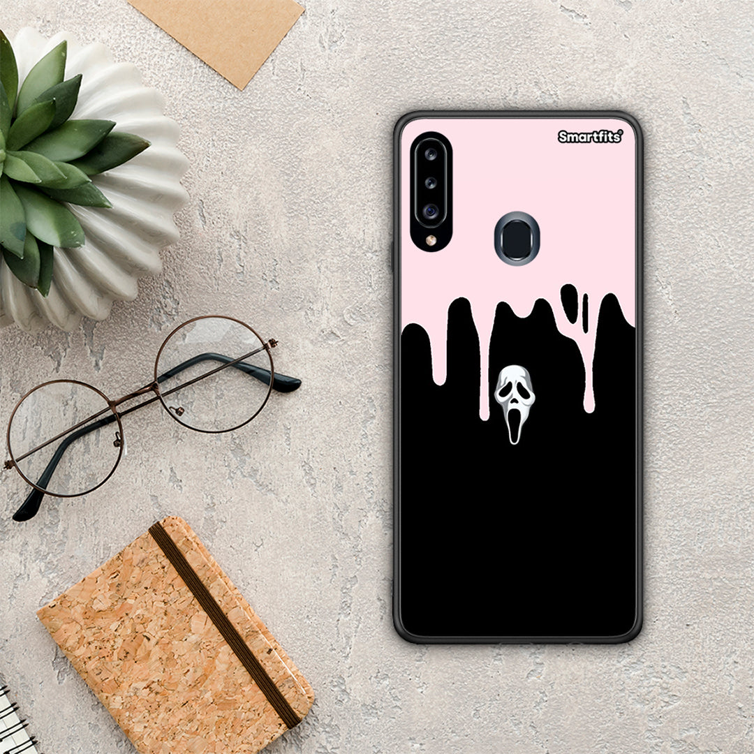 Melting Halloween Mask - Samsung Galaxy A20s θήκη