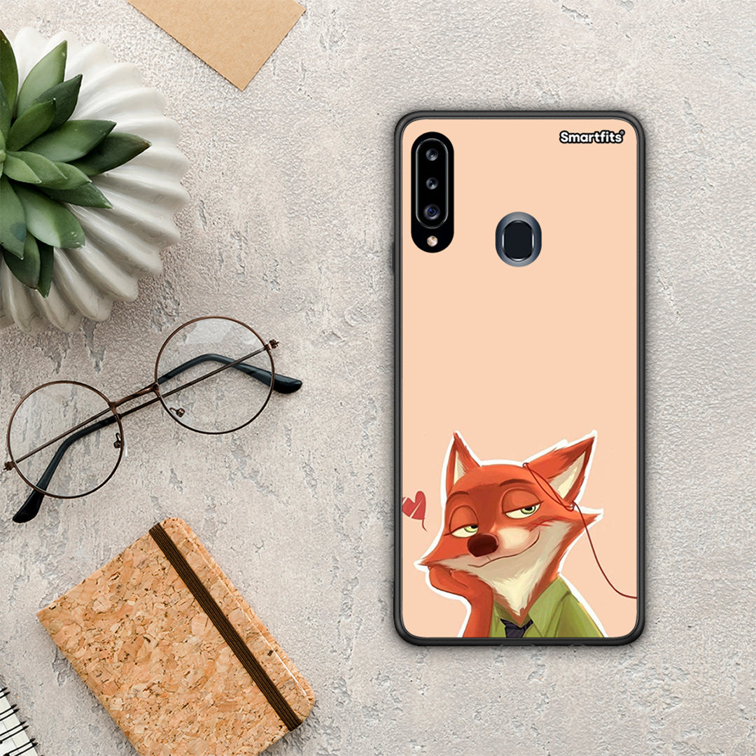 Nick Wilde And Judy Hopps Love 1 - Samsung Galaxy A20s θήκη