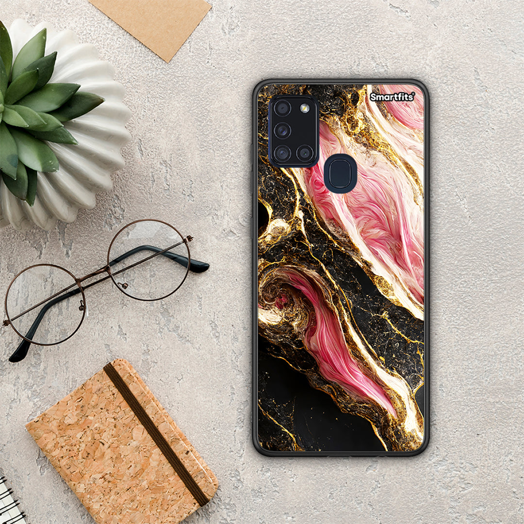 Glamorous Pink Marble - Samsung Galaxy A21s θήκη