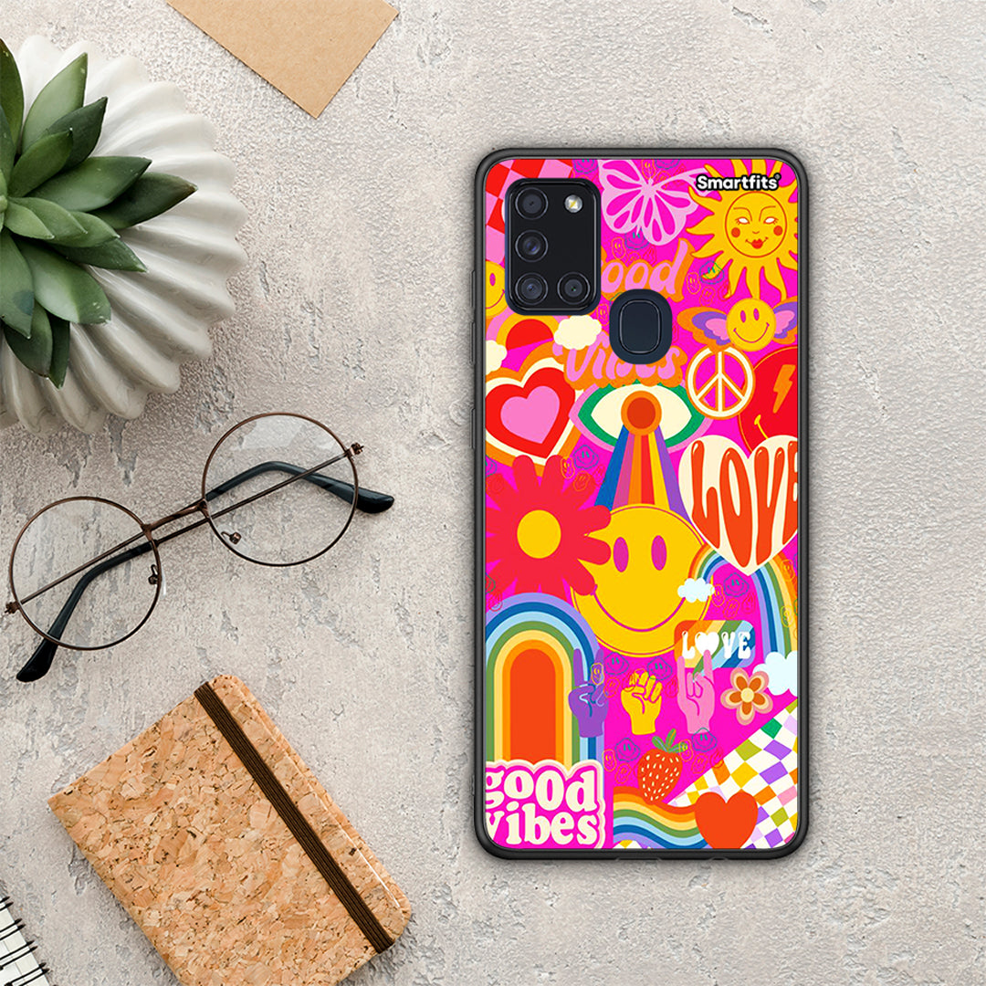 Hippie Love - Samsung Galaxy A21s θήκη