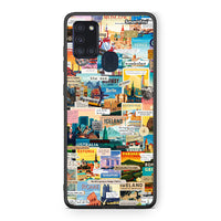 Thumbnail for Samsung A21s Live To Travel θήκη από τη Smartfits με σχέδιο στο πίσω μέρος και μαύρο περίβλημα | Smartphone case with colorful back and black bezels by Smartfits