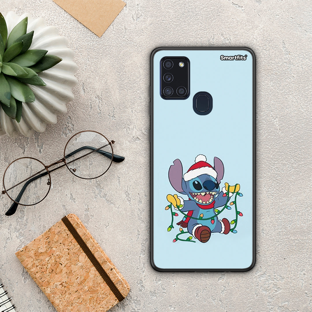 Santa Stich - Samsung Galaxy A21s θήκη
