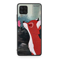 Thumbnail for Samsung A22 4G Tod And Vixey Love 2 θήκη από τη Smartfits με σχέδιο στο πίσω μέρος και μαύρο περίβλημα | Smartphone case with colorful back and black bezels by Smartfits