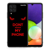 Thumbnail for Θήκη Samsung A22 4G Touch My Phone από τη Smartfits με σχέδιο στο πίσω μέρος και μαύρο περίβλημα | Samsung A22 4G Touch My Phone case with colorful back and black bezels