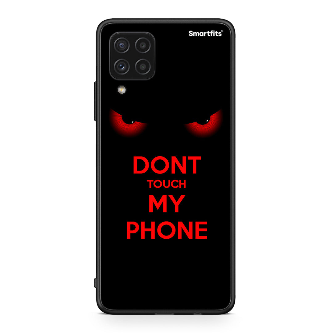Samsung A22 4G Touch My Phone Θήκη από τη Smartfits με σχέδιο στο πίσω μέρος και μαύρο περίβλημα | Smartphone case with colorful back and black bezels by Smartfits