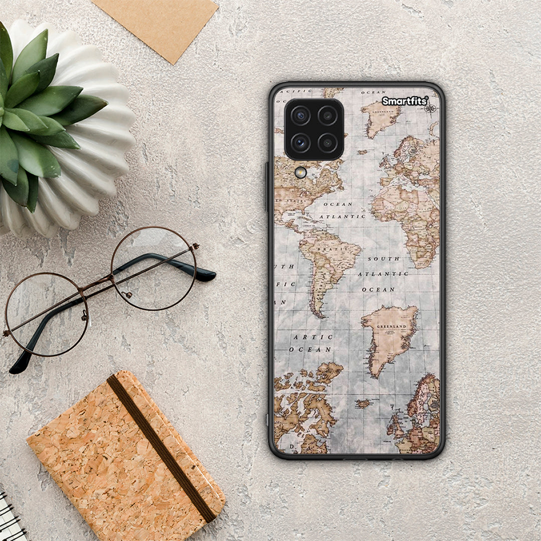 World Map - Samsung Galaxy A22 4G θήκη
