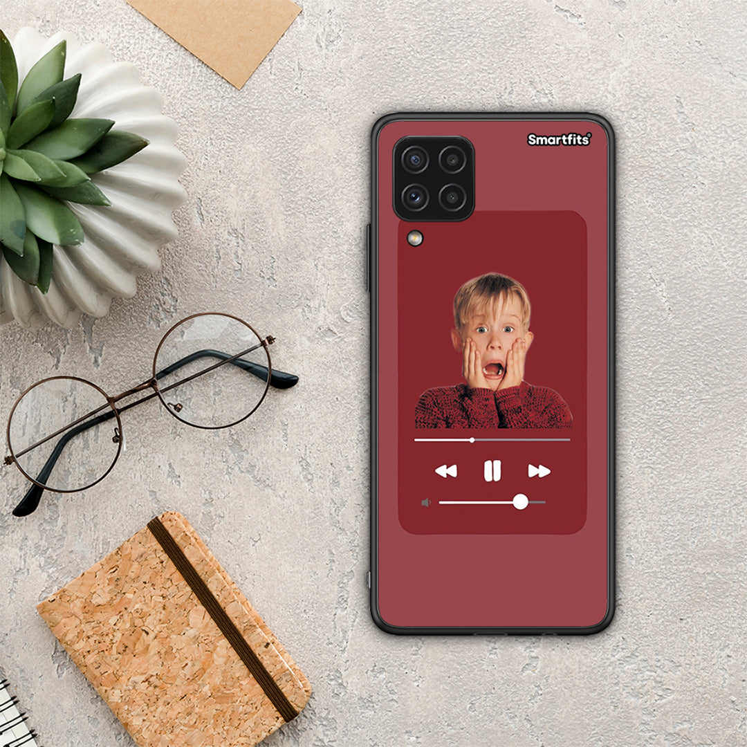 Xmas Alone Music - Samsung Galaxy A22 4G θήκη