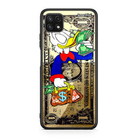 Thumbnail for Samsung A22 5G Duck Money Θήκη από τη Smartfits με σχέδιο στο πίσω μέρος και μαύρο περίβλημα | Smartphone case with colorful back and black bezels by Smartfits