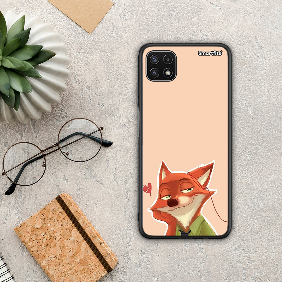 Nick Wilde And Judy Hopps Love 1 - Samsung Galaxy A22 5G θήκη