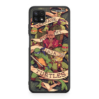 Thumbnail for Samsung A22 5G Ninja Turtles θήκη από τη Smartfits με σχέδιο στο πίσω μέρος και μαύρο περίβλημα | Smartphone case with colorful back and black bezels by Smartfits