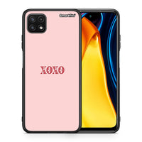 Thumbnail for Θήκη Samsung A22 5G XOXO Love από τη Smartfits με σχέδιο στο πίσω μέρος και μαύρο περίβλημα | Samsung A22 5G XOXO Love case with colorful back and black bezels