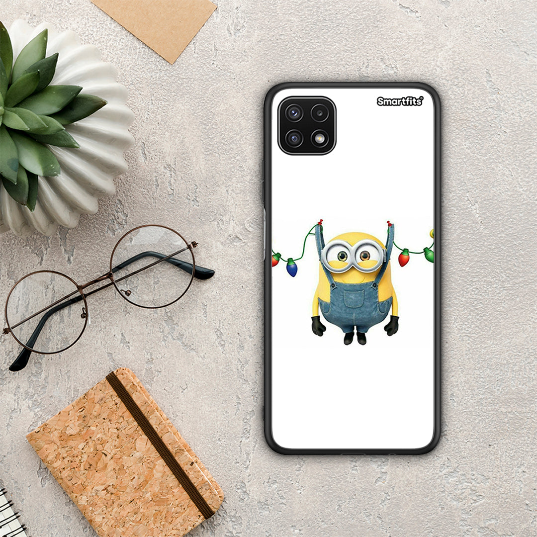 Xmas Minion Lights - Samsung Galaxy A22 5G θήκη