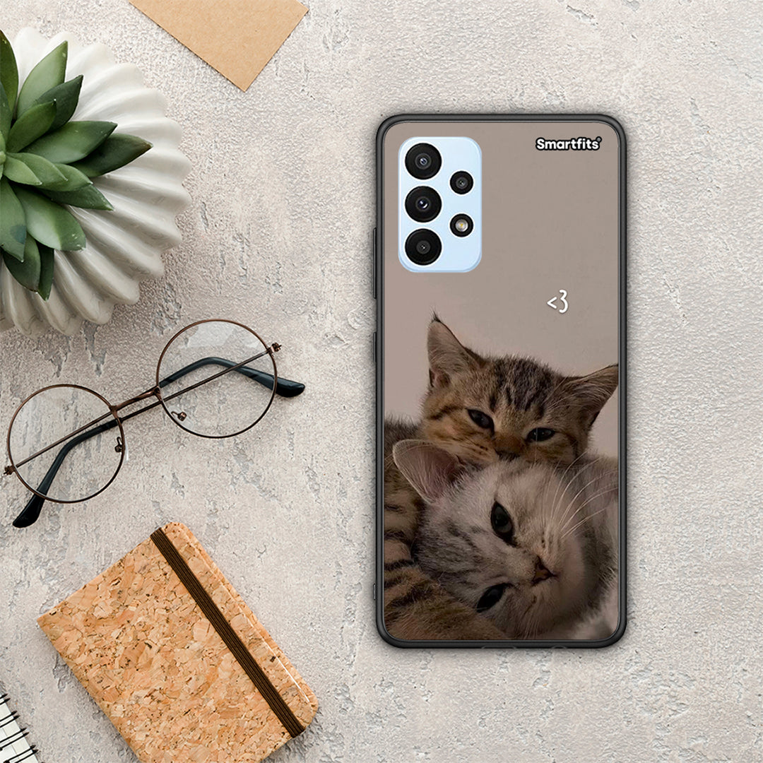 Cats In Love - Samsung Galaxy A23 θήκη