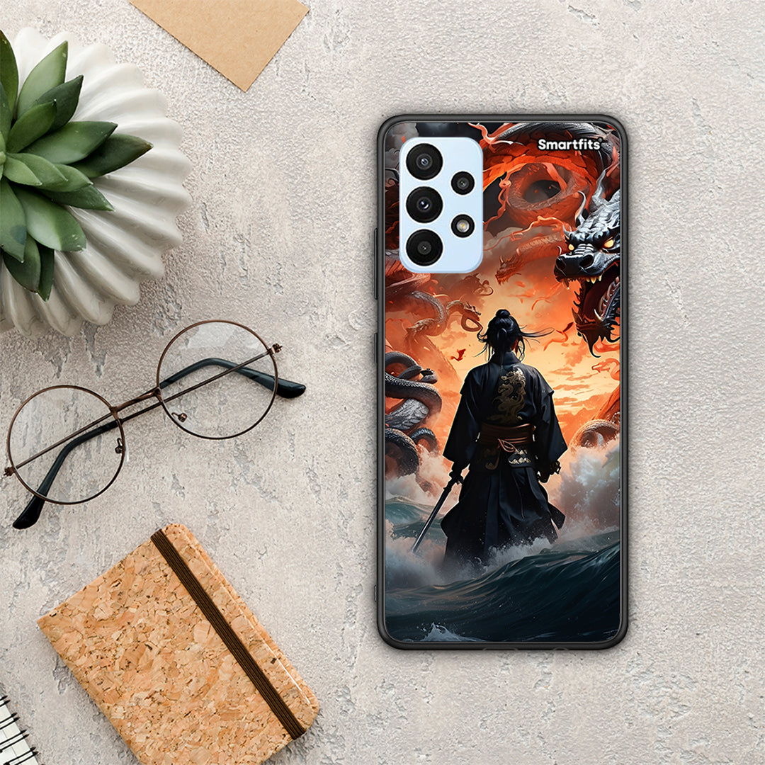 Dragons Fight - Samsung Galaxy A23 θήκη