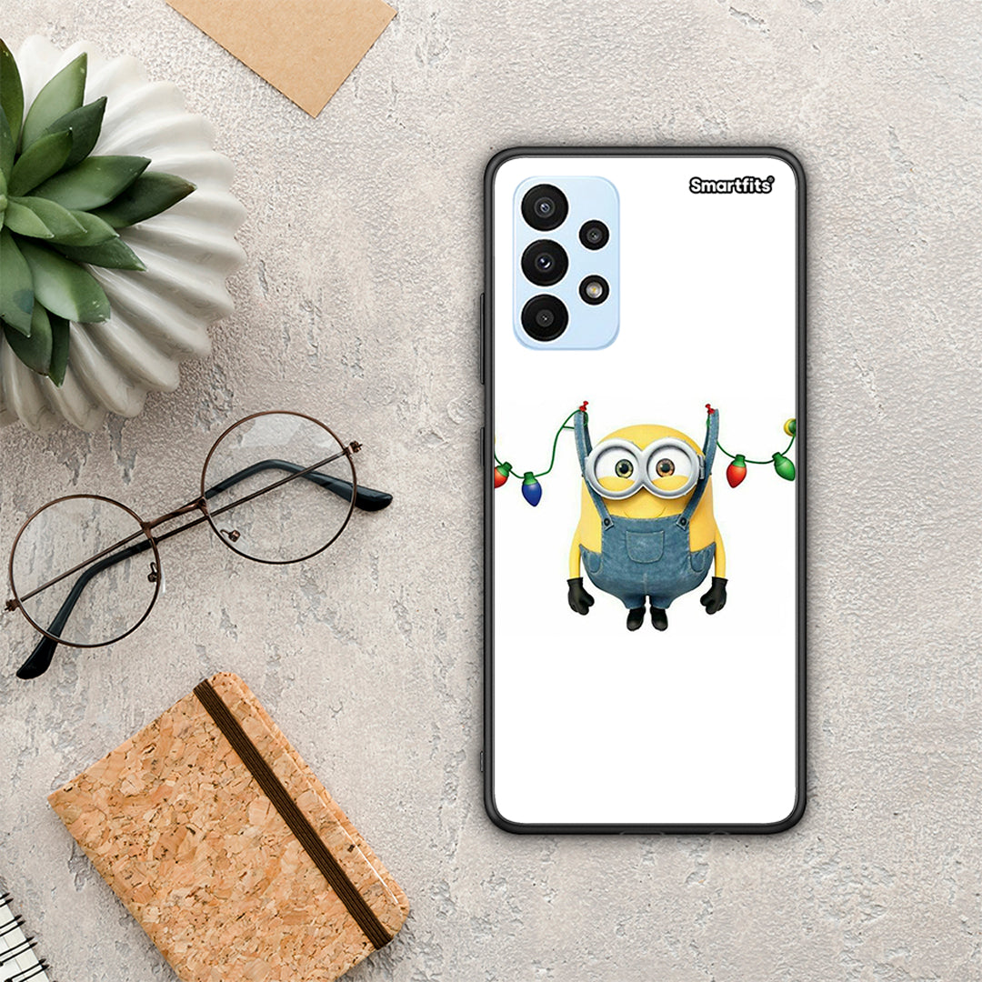 Xmas Minion Lights - Samsung Galaxy A23 θήκη