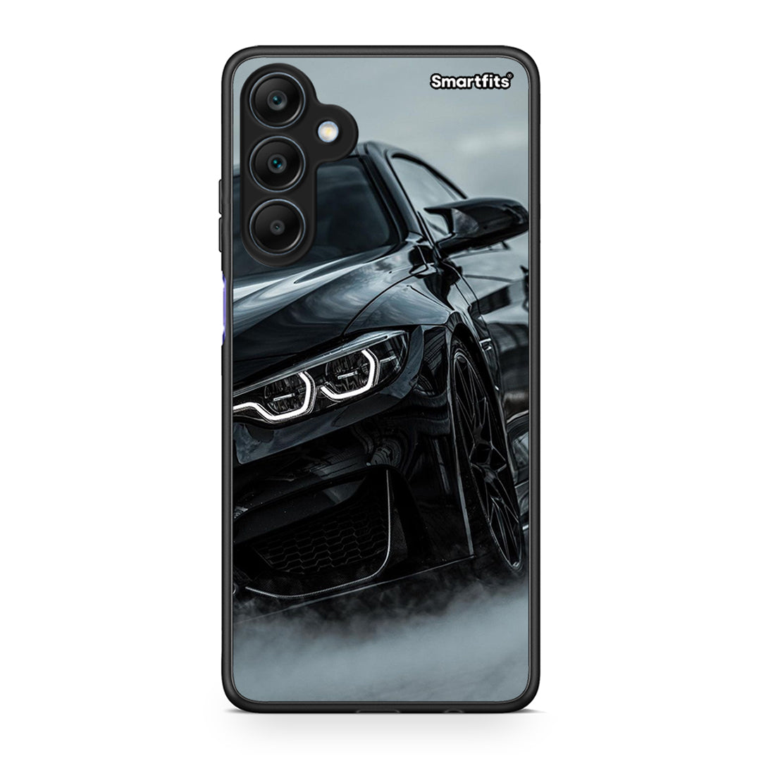 Samsung Galaxy A25 5G Black BMW θήκη από τη Smartfits με σχέδιο στο πίσω μέρος και μαύρο περίβλημα | Smartphone case with colorful back and black bezels by Smartfits