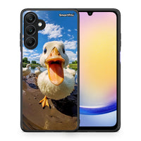 Thumbnail for Θήκη Samsung Galaxy A25 5G Duck Face από τη Smartfits με σχέδιο στο πίσω μέρος και μαύρο περίβλημα | Samsung Galaxy A25 5G Duck Face case with colorful back and black bezels