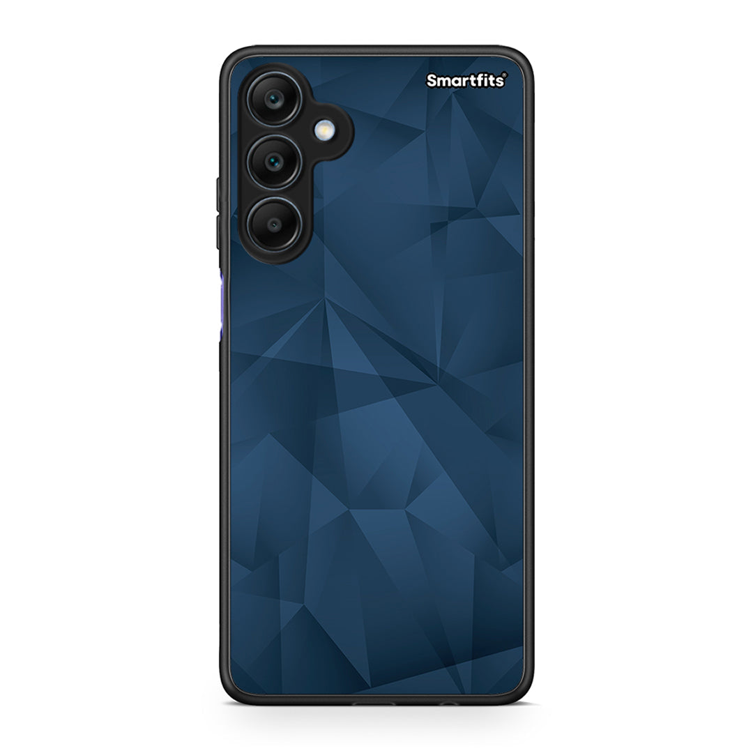 39 - Samsung Galaxy A25 5G Blue Abstract Geometric case, cover, bumper