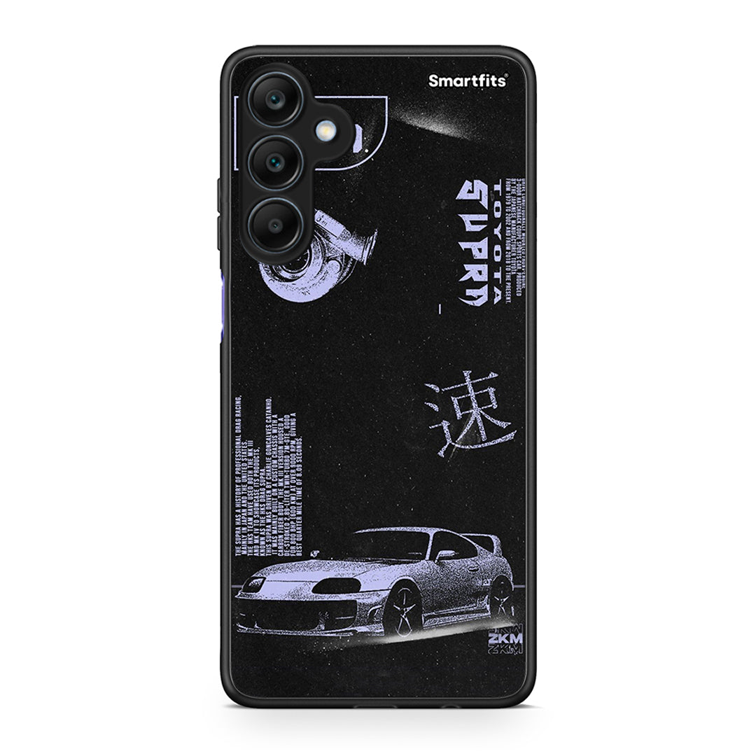 Samsung Galaxy A25 5G Tokyo Drift Θήκη Αγίου Βαλεντίνου από τη Smartfits με σχέδιο στο πίσω μέρος και μαύρο περίβλημα | Smartphone case with colorful back and black bezels by Smartfits