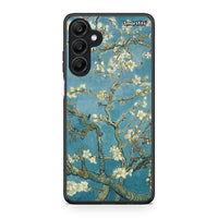 Thumbnail for Samsung Galaxy A25 5G White Blossoms θήκη από τη Smartfits με σχέδιο στο πίσω μέρος και μαύρο περίβλημα | Smartphone case with colorful back and black bezels by Smartfits