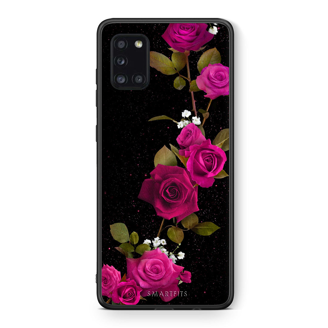 Flower Red Roses - Samsung Galaxy A31 θήκη