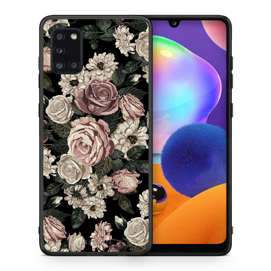 Flower Wild Roses - Samsung Galaxy A31 θήκη
