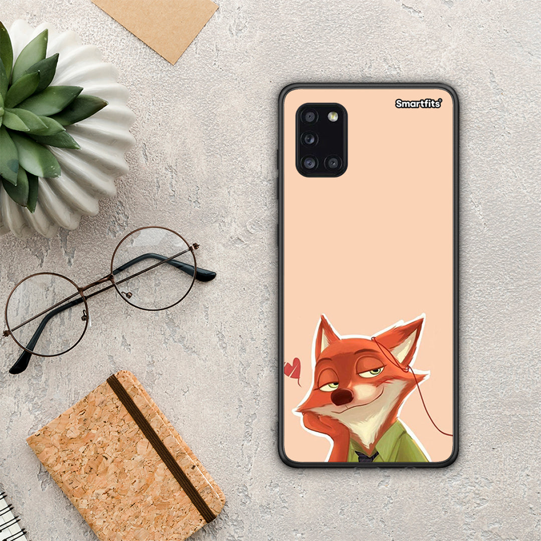 Nick Wilde And Judy Hopps Love 1 - Samsung Galaxy A31 θήκη