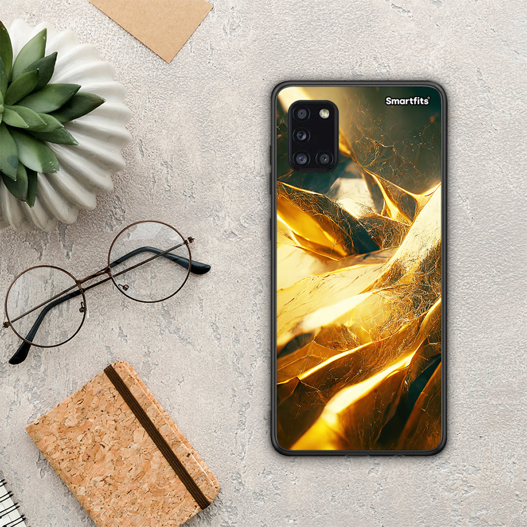 Real Gold - Samsung Galaxy A31 θήκη