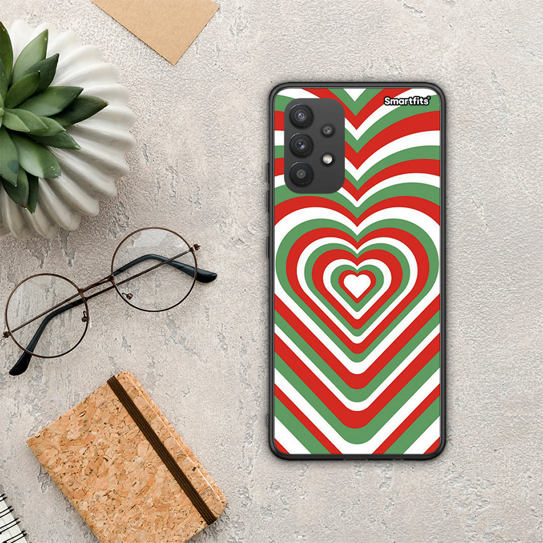 Christmas Hearts - Samsung Galaxy A32 4G θήκη