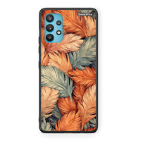 Thumbnail for Samsung Galaxy A32 5G Autumn Leaves Θήκη από τη Smartfits με σχέδιο στο πίσω μέρος και μαύρο περίβλημα | Smartphone case with colorful back and black bezels by Smartfits
