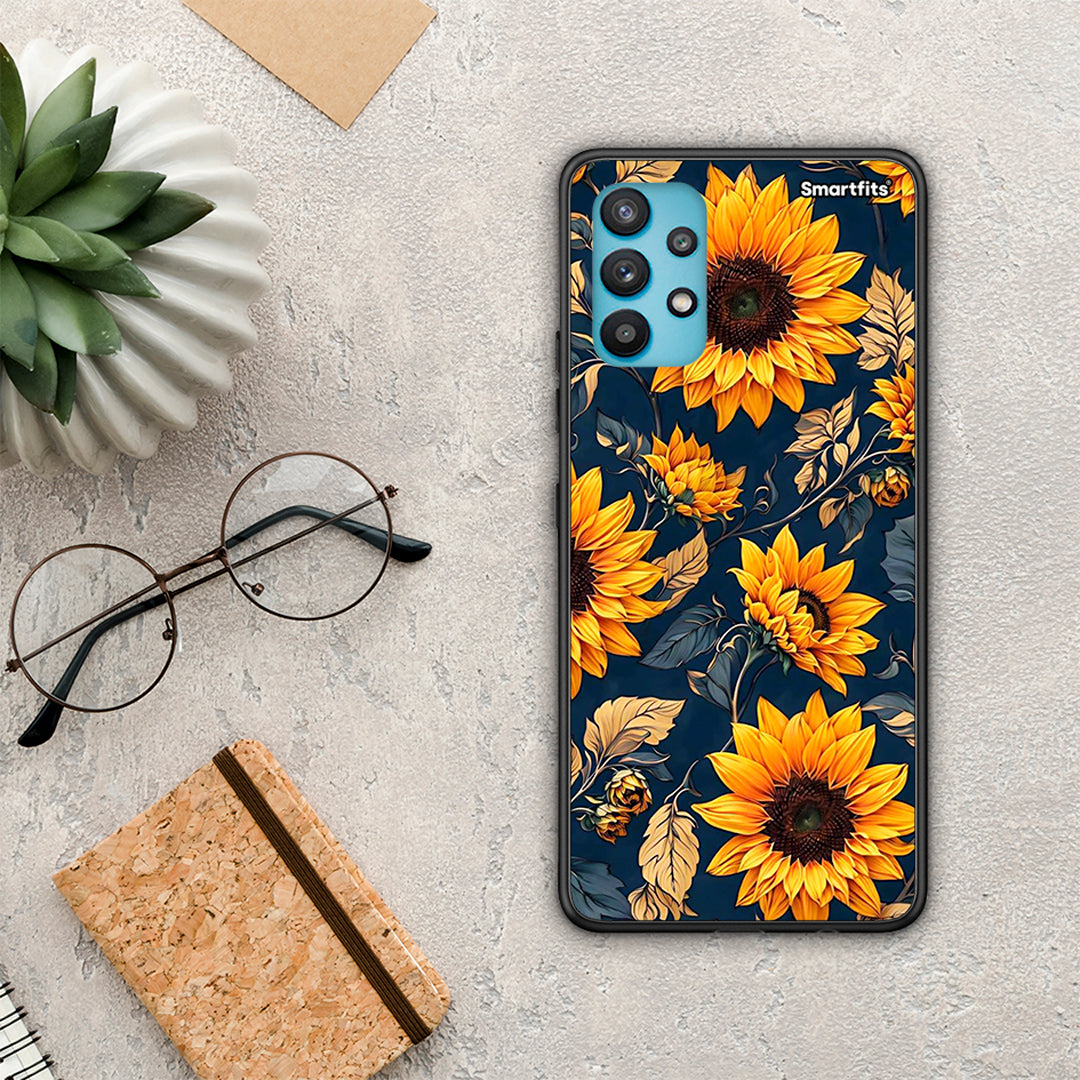 Autumn Sunflowers - Samsung Galaxy A32 5G θήκη