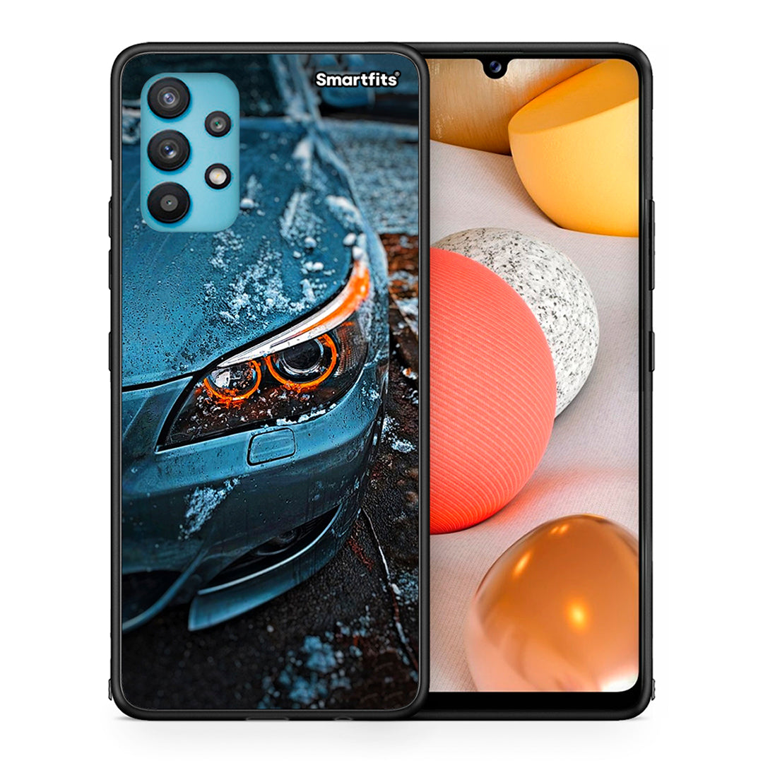 Θήκη Samsung Galaxy A32 5G Bmw E60 από τη Smartfits με σχέδιο στο πίσω μέρος και μαύρο περίβλημα | Samsung Galaxy A32 5G Bmw E60 case with colorful back and black bezels