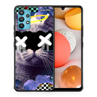 Thumbnail for Θήκη Samsung Galaxy A32 5G  Cat Collage από τη Smartfits με σχέδιο στο πίσω μέρος και μαύρο περίβλημα | Samsung Galaxy A32 5G  Cat Collage case with colorful back and black bezels