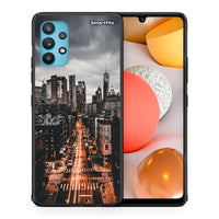 Thumbnail for Θήκη Samsung Galaxy A32 5G  City Lights από τη Smartfits με σχέδιο στο πίσω μέρος και μαύρο περίβλημα | Samsung Galaxy A32 5G  City Lights case with colorful back and black bezels