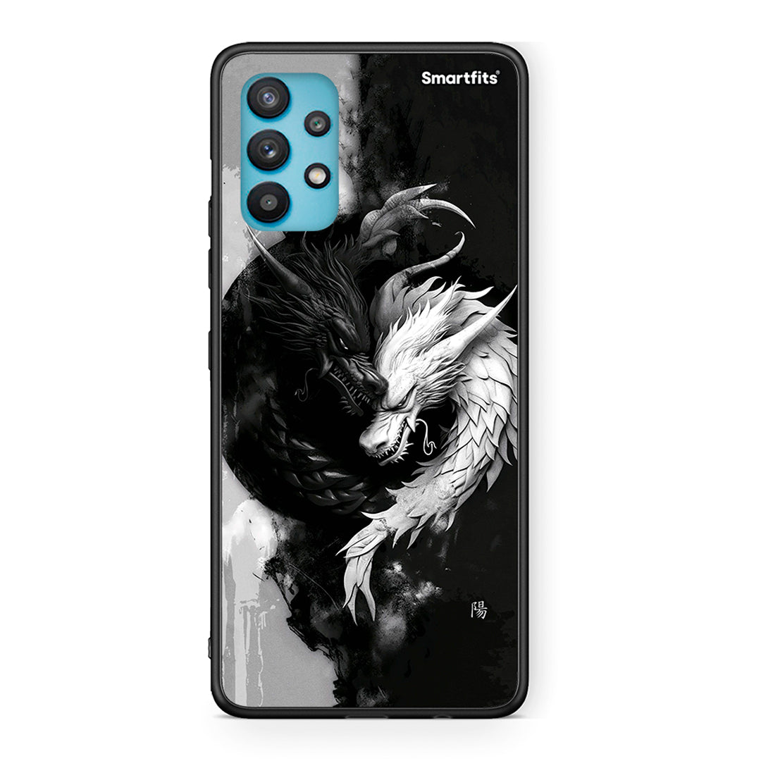 Samsung Galaxy A32 5G Yin Yang Θήκη από τη Smartfits με σχέδιο στο πίσω μέρος και μαύρο περίβλημα | Smartphone case with colorful back and black bezels by Smartfits