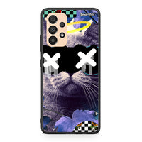 Thumbnail for Samsung A33 5G Cat Collage θήκη από τη Smartfits με σχέδιο στο πίσω μέρος και μαύρο περίβλημα | Smartphone case with colorful back and black bezels by Smartfits