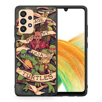 Thumbnail for Θήκη Samsung A33 5G Ninja Turtles από τη Smartfits με σχέδιο στο πίσω μέρος και μαύρο περίβλημα | Samsung A33 5G Ninja Turtles case with colorful back and black bezels