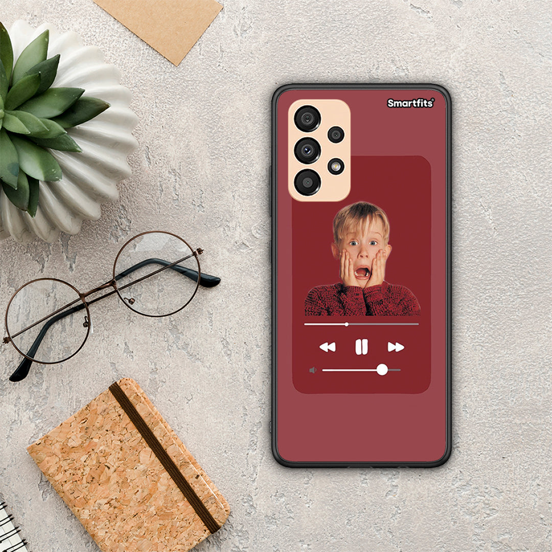 Xmas Alone Music - Samsung Galaxy A33 5G θήκη