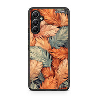 Thumbnail for Θήκη Samsung Galaxy A34 Autumn Leaves από τη Smartfits με σχέδιο στο πίσω μέρος και μαύρο περίβλημα | Samsung Galaxy A34 Autumn Leaves Case with Colorful Back and Black Bezels