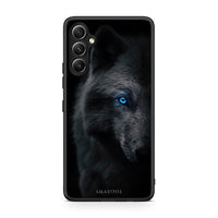 Thumbnail for Θήκη Samsung Galaxy A34 Dark Wolf από τη Smartfits με σχέδιο στο πίσω μέρος και μαύρο περίβλημα | Samsung Galaxy A34 Dark Wolf Case with Colorful Back and Black Bezels