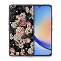 Thumbnail for Θήκη Samsung Galaxy A34 Flower Wild Roses από τη Smartfits με σχέδιο στο πίσω μέρος και μαύρο περίβλημα | Samsung Galaxy A34 Flower Wild Roses Case with Colorful Back and Black Bezels