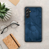 Thumbnail for Θήκη Samsung Galaxy A34 Geometric Blue Abstract από τη Smartfits με σχέδιο στο πίσω μέρος και μαύρο περίβλημα | Samsung Galaxy A34 Geometric Blue Abstract Case with Colorful Back and Black Bezels