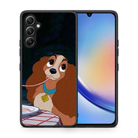 Thumbnail for Θήκη Samsung Galaxy A34 Lady And Tramp 2 από τη Smartfits με σχέδιο στο πίσω μέρος και μαύρο περίβλημα | Samsung Galaxy A34 Lady And Tramp 2 Case with Colorful Back and Black Bezels
